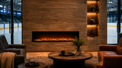60" Designer Linear Electric Fireplace