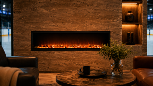 60" Designer Linear Electric Fireplace