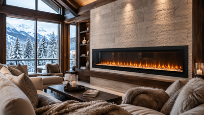 72" Smart-Ready Linear Electric Fireplace