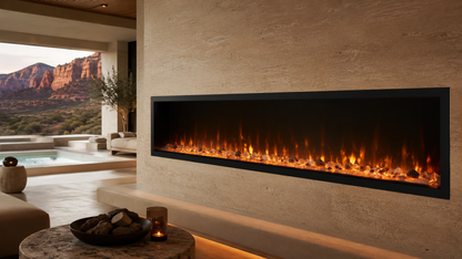 72" Designer Linear Electric Fireplace