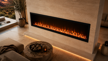 72" Designer Linear Electric Fireplace