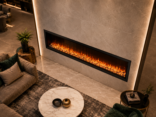74" Premium Smart Linear Electric Fireplace