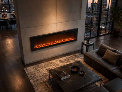 50" Wall-Mounted Electric Fireplace