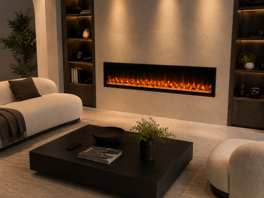 72" Smart Linear Electric Fireplace