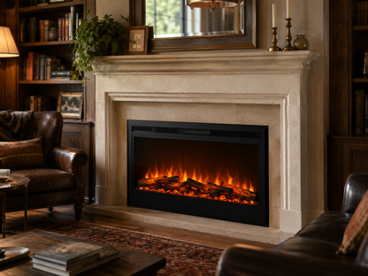 42" Electric Fireplace Insert for Existing Fireplaces