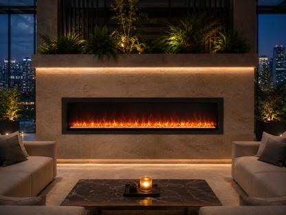 50" Linear Electric Fireplace Insert