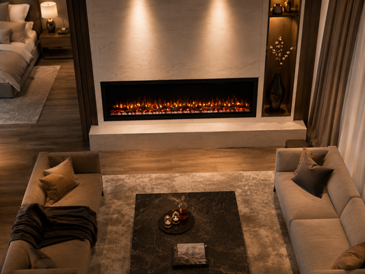 60" Premium Electric Fireplace Insert