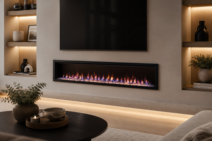 50" Recessed Linear Electric Fireplace