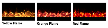 Remii Extra Tall fireplace flame color options