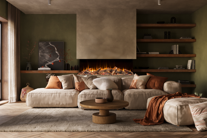 Amantii LumaForest electric fireplace — series installation inspiration