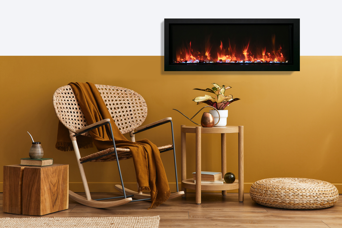 Amantii Panorama Xtra Slim electric fireplace — series installation inspiration