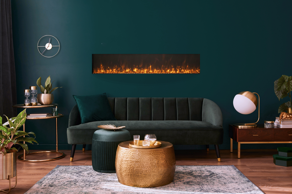 Amantii Panorama Xtra Slim electric fireplace — series installation inspiration