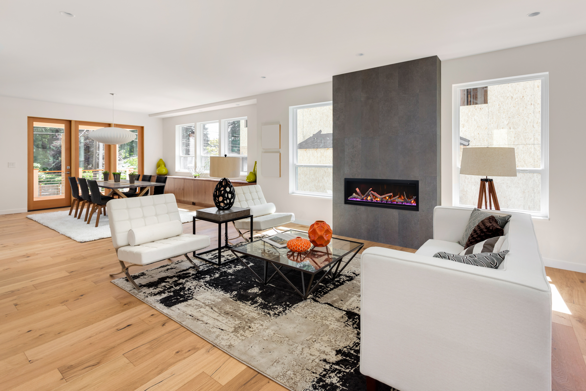 Amantii Symmetry Bespoke electric fireplace — series installation inspiration