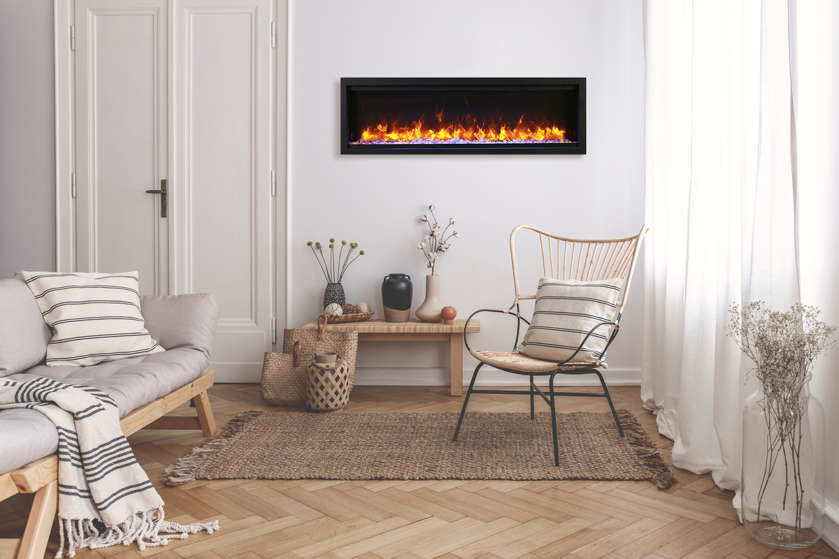 Amantii Symmetry Lumina electric fireplace — series installation inspiration