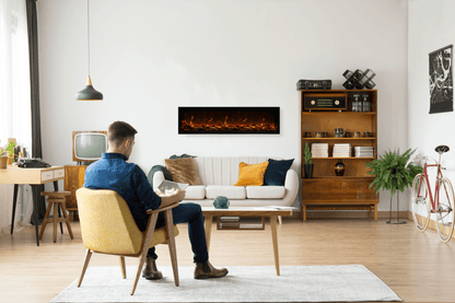Amantii Symmetry Extra Tall Bespoke electric fireplace — series installation inspiration