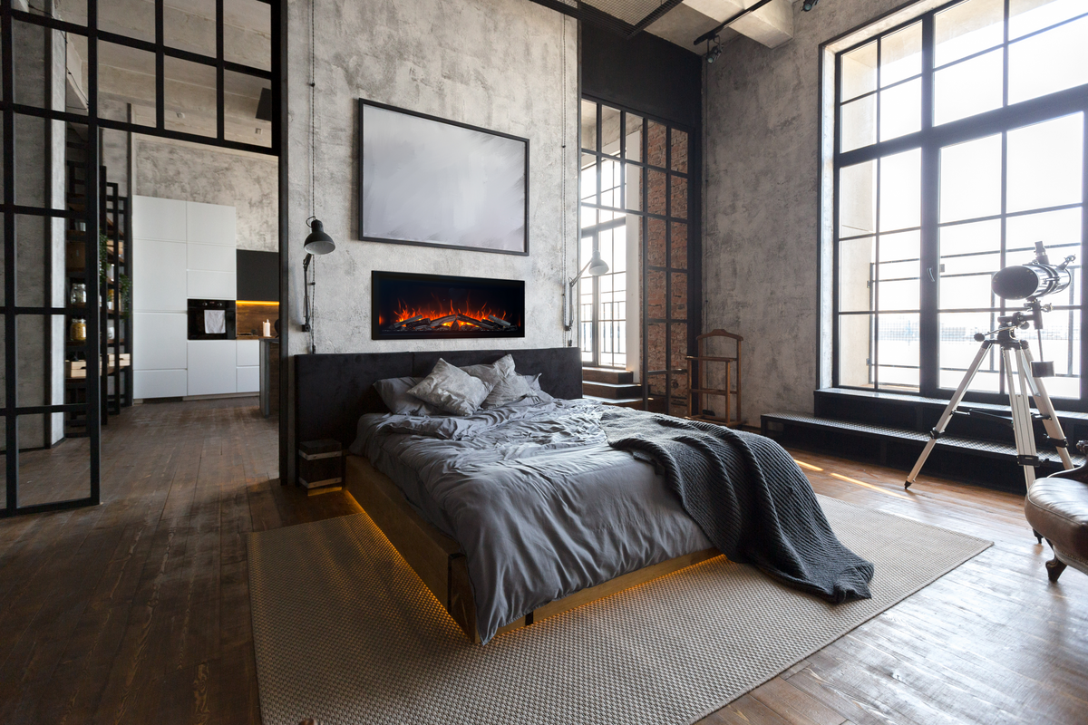 Amantii Symmetry Extra Tall Bespoke electric fireplace — series installation inspiration