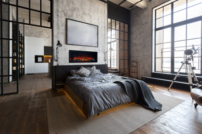 Amantii Symmetry Extra Tall Bespoke electric fireplace — series installation inspiration