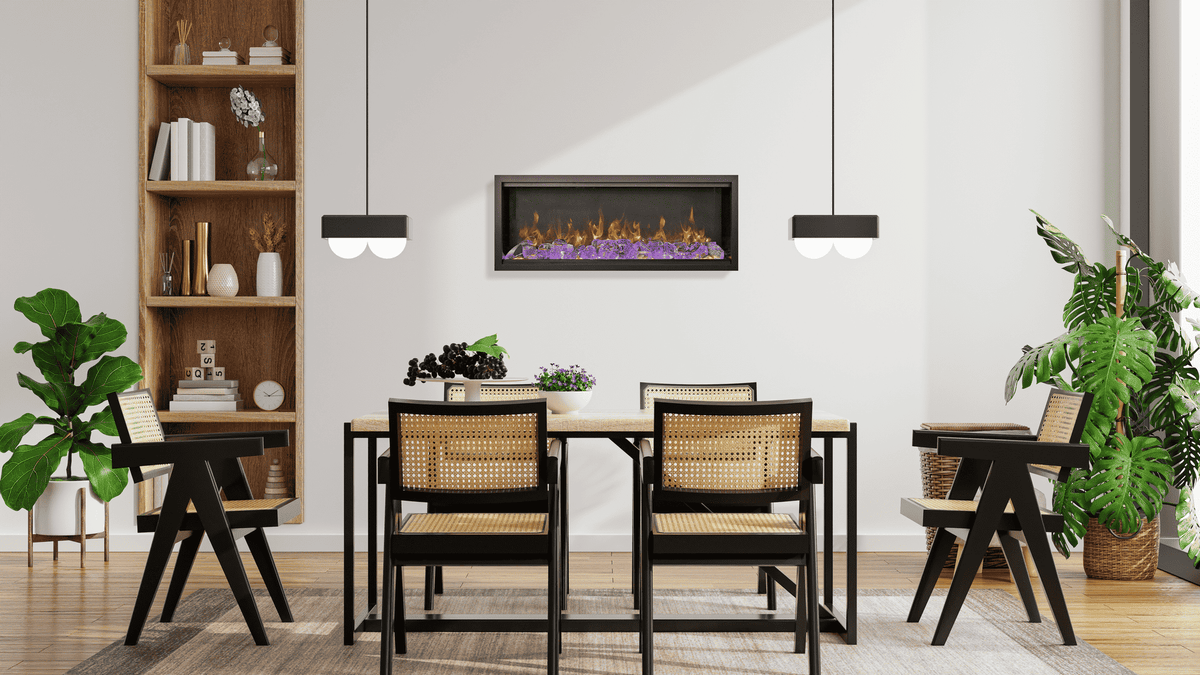Amantii Symmetry Extra Tall Bespoke electric fireplace — series installation inspiration