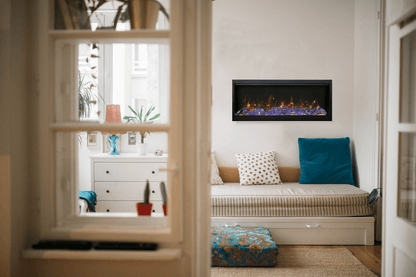 Amantii Symmetry Extra Tall electric fireplace — series installation inspiration
