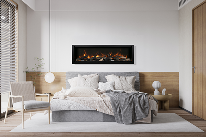 Amantii Symmetry Extra Tall Lumina electric fireplace — series installation inspiration