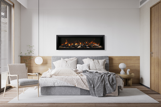 Amantii Symmetry Extra Tall Lumina electric fireplace — series installation inspiration