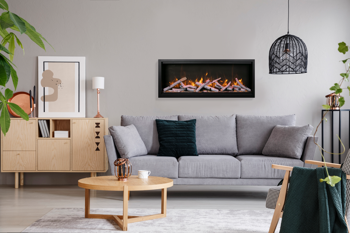 Amantii Symmetry Extra Tall Lumina electric fireplace — series installation inspiration