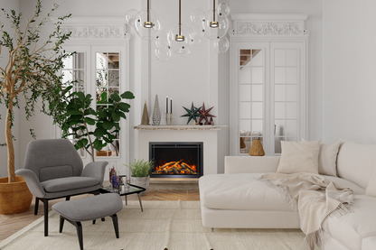 Amantii Traditional Lumina electric fireplace — series installation inspiration