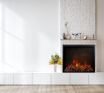 Amantii Traditional Lumina electric fireplace — series installation inspiration