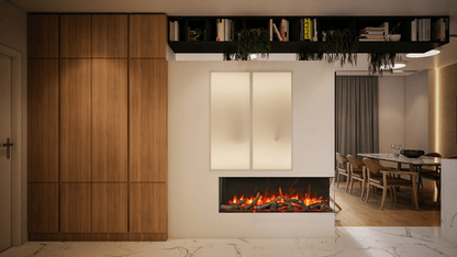 Amantii TruView Slim electric fireplace — series installation inspiration