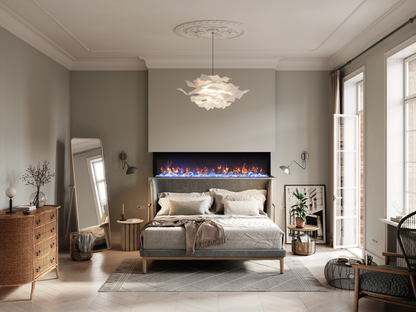 Amantii TruView Slim Lumina electric fireplace — series installation inspiration