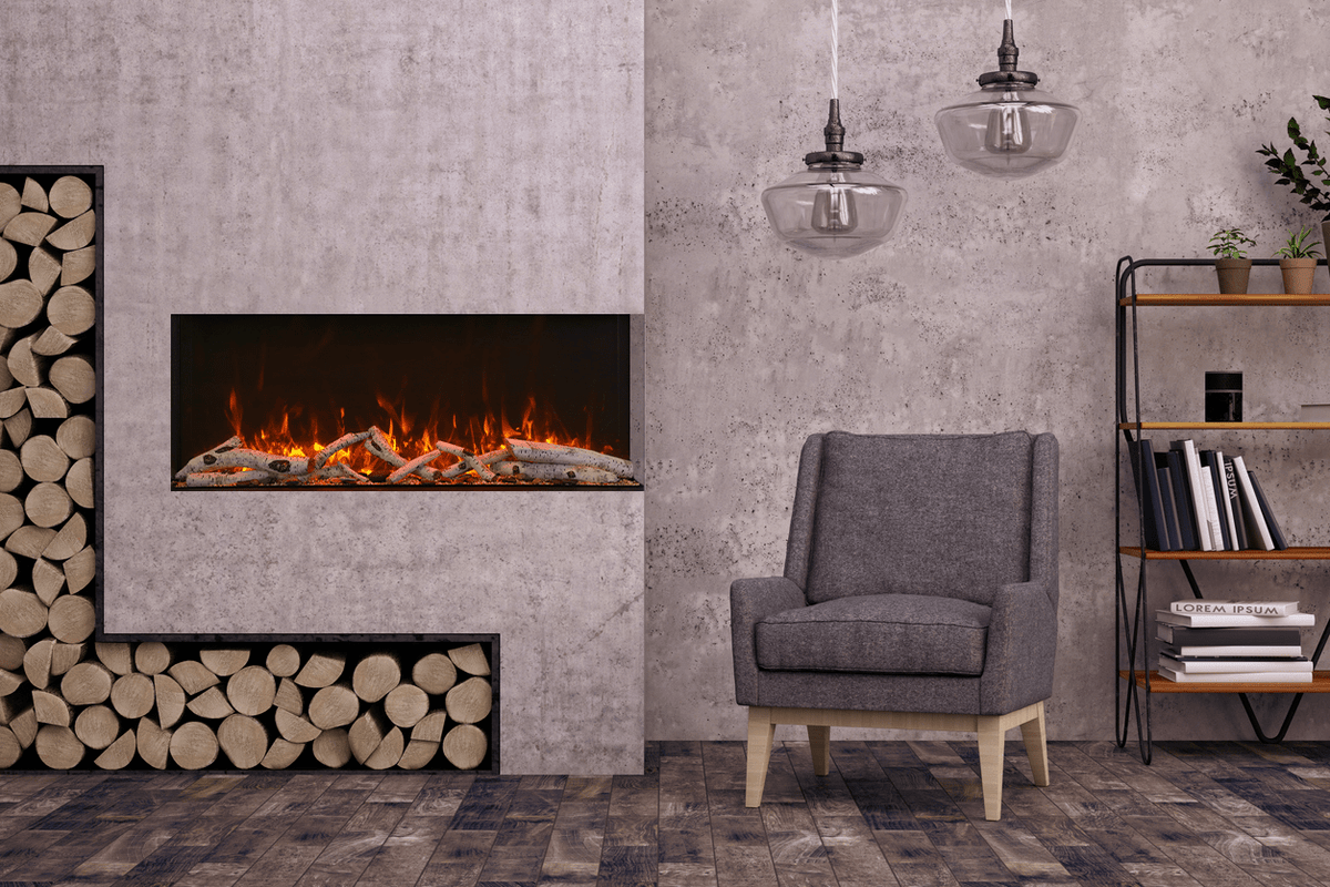 Amantii TruView XL Extra Tall electric fireplace — series installation inspiration