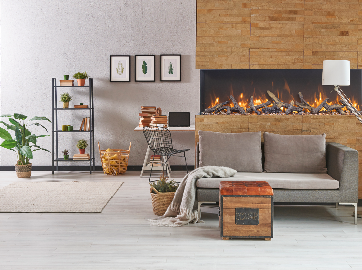 Amantii TruView XL Extra Tall electric fireplace — series installation inspiration