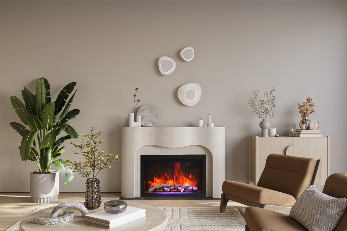 Remii Classic Slim 33-inch electric fireplace front view