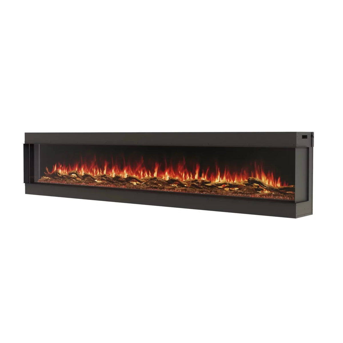 EcoSmart Fire Switch 120 single-sided electric fireplace official angled hero