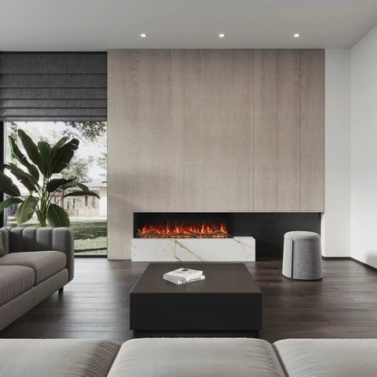 EcoSmart Fire Switch electric fireplace right corner living room installation inspiration