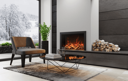 Amantii Traditional Bespoke electric fireplace — series product view; size and optional media vary