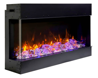 Amantii TruView Slim electric fireplace — series product view; size and optional media vary