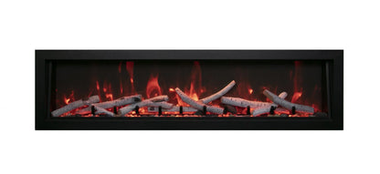 Remii DEEP series electric fireplace with optional birch media