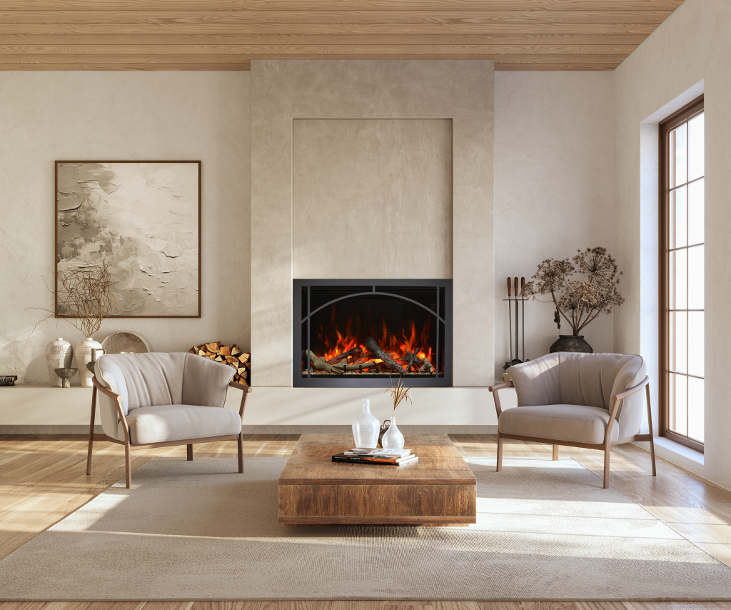Amantii Traditional Lumina electric fireplace — series installation inspiration